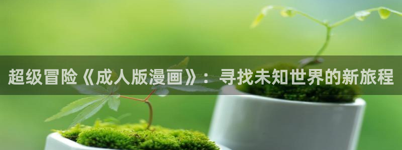 羞羞韩漫网站：超级冒险《成人版漫画》：寻找未知世界的新旅程