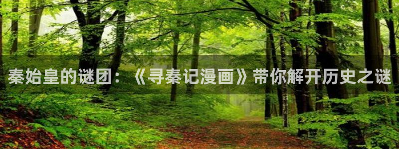 免费看韩漫在线看：秦始皇的谜团：《寻秦记漫画》带你解开历史之谜