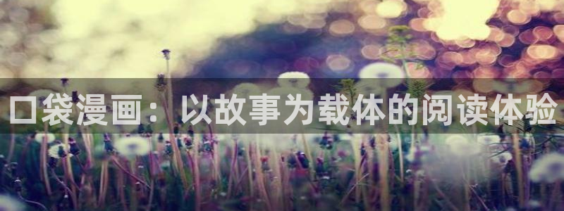 3d韩漫在线免费看：口袋漫画：以故事为载体的阅读体验